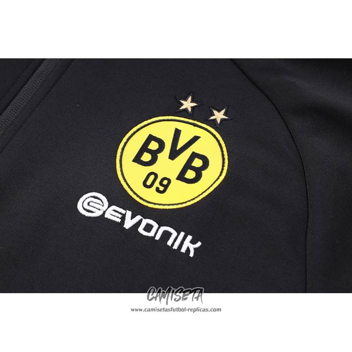 Chandal de Chaqueta del Borussia Dortmund 2023-2024 Negro